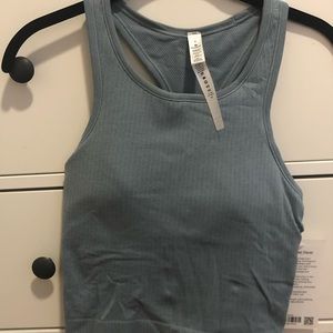 Lululemon ebb to street crop tank